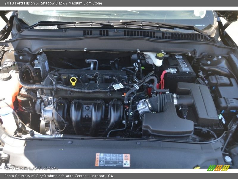 Shadow Black / Medium Light Stone 2018 Ford Fusion S
