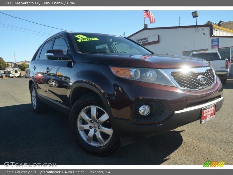 Dark Cherry / Gray 2013 Kia Sorento LX