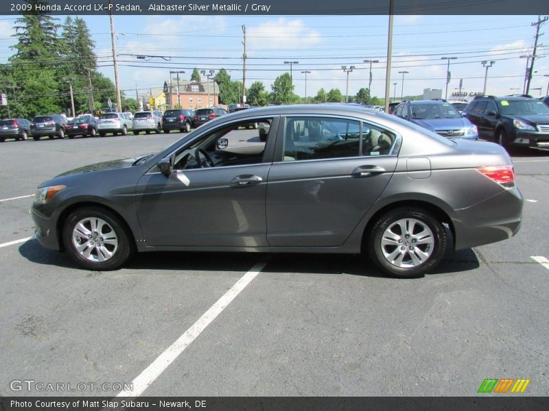 Alabaster Silver Metallic / Gray 2009 Honda Accord LX-P Sedan