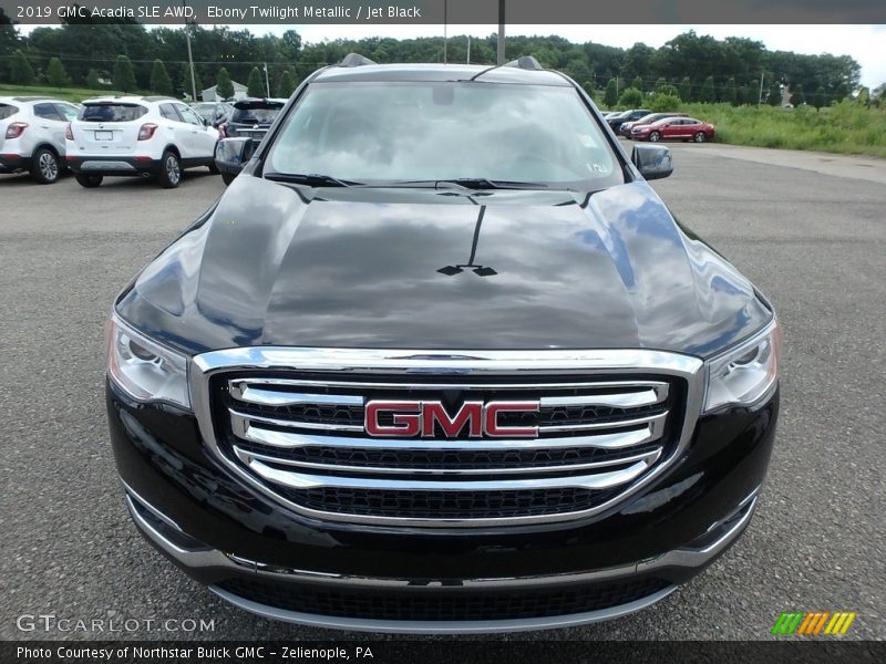 Ebony Twilight Metallic / Jet Black 2019 GMC Acadia SLE AWD