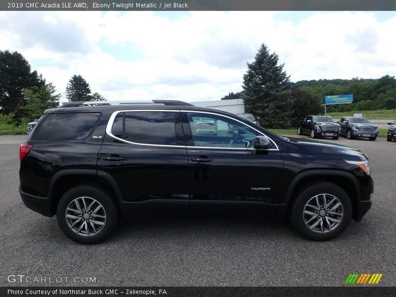 Ebony Twilight Metallic / Jet Black 2019 GMC Acadia SLE AWD