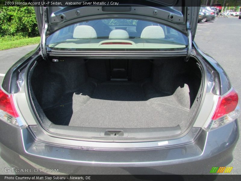 Alabaster Silver Metallic / Gray 2009 Honda Accord LX-P Sedan