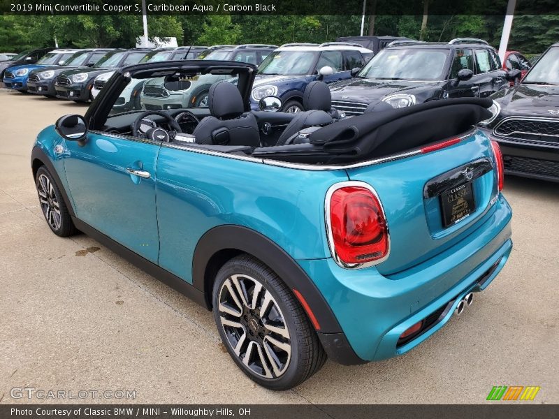 Caribbean Aqua / Carbon Black 2019 Mini Convertible Cooper S