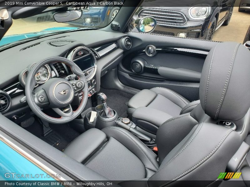  2019 Convertible Cooper S Carbon Black Interior