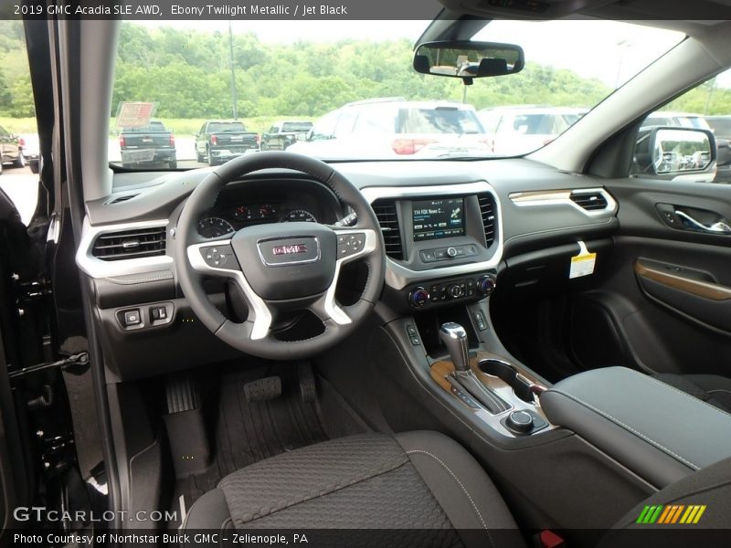 Ebony Twilight Metallic / Jet Black 2019 GMC Acadia SLE AWD