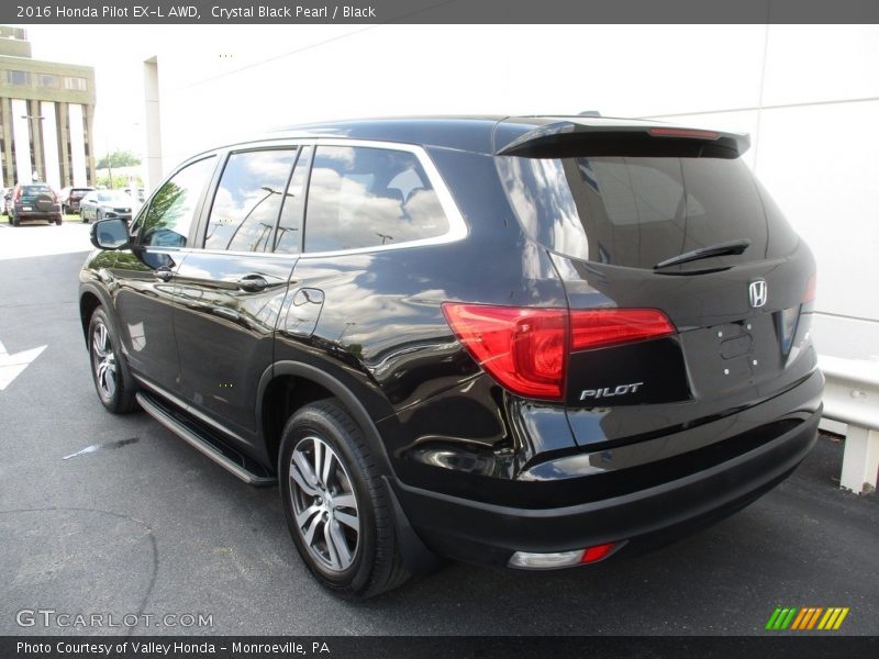 Crystal Black Pearl / Black 2016 Honda Pilot EX-L AWD