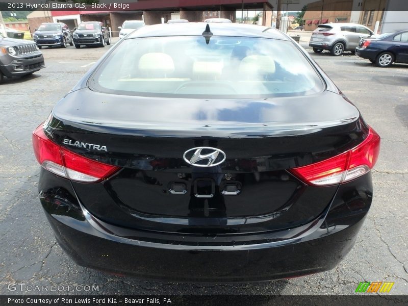 Black / Beige 2013 Hyundai Elantra GLS