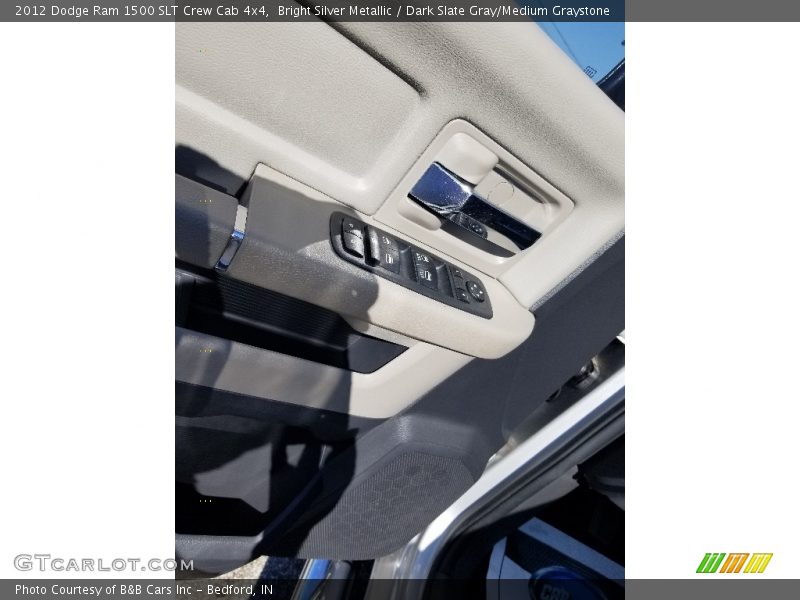 Bright Silver Metallic / Dark Slate Gray/Medium Graystone 2012 Dodge Ram 1500 SLT Crew Cab 4x4