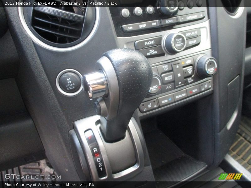 Alabaster Silver Metallic / Black 2013 Honda Pilot EX-L 4WD