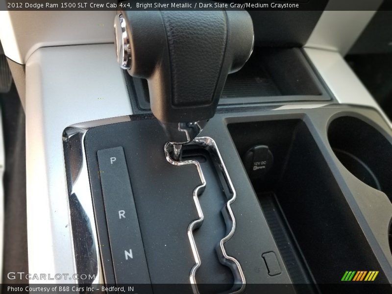Bright Silver Metallic / Dark Slate Gray/Medium Graystone 2012 Dodge Ram 1500 SLT Crew Cab 4x4