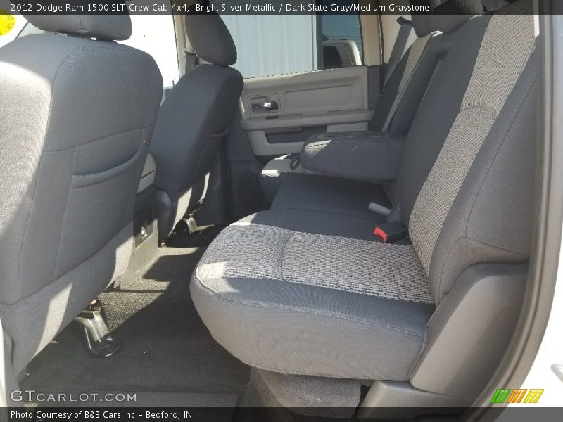Bright Silver Metallic / Dark Slate Gray/Medium Graystone 2012 Dodge Ram 1500 SLT Crew Cab 4x4