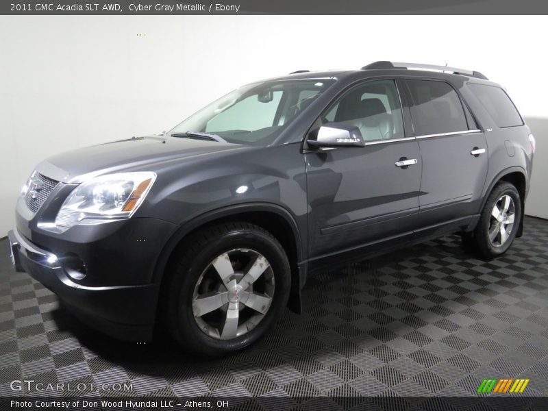 Cyber Gray Metallic / Ebony 2011 GMC Acadia SLT AWD