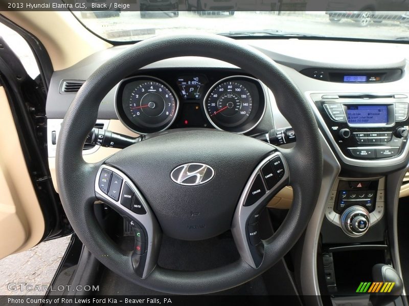 Black / Beige 2013 Hyundai Elantra GLS