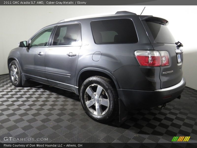 Cyber Gray Metallic / Ebony 2011 GMC Acadia SLT AWD