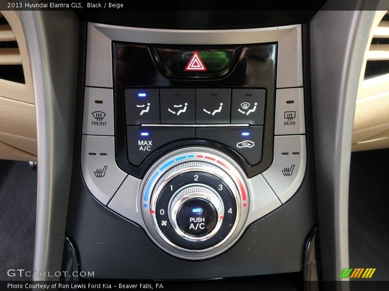 Black / Beige 2013 Hyundai Elantra GLS