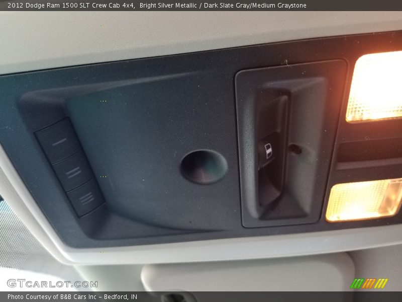Bright Silver Metallic / Dark Slate Gray/Medium Graystone 2012 Dodge Ram 1500 SLT Crew Cab 4x4