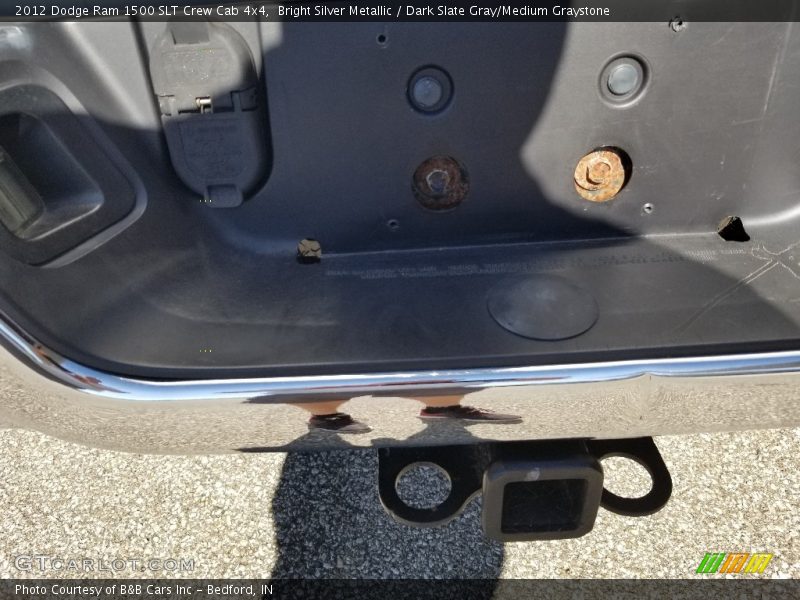 Bright Silver Metallic / Dark Slate Gray/Medium Graystone 2012 Dodge Ram 1500 SLT Crew Cab 4x4