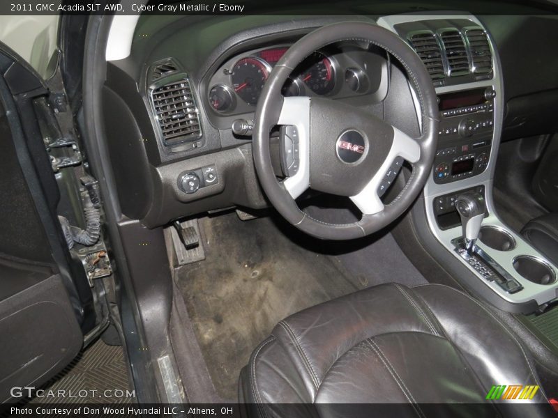 Cyber Gray Metallic / Ebony 2011 GMC Acadia SLT AWD