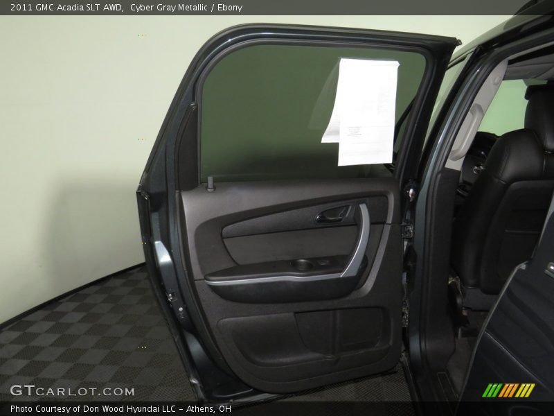 Cyber Gray Metallic / Ebony 2011 GMC Acadia SLT AWD