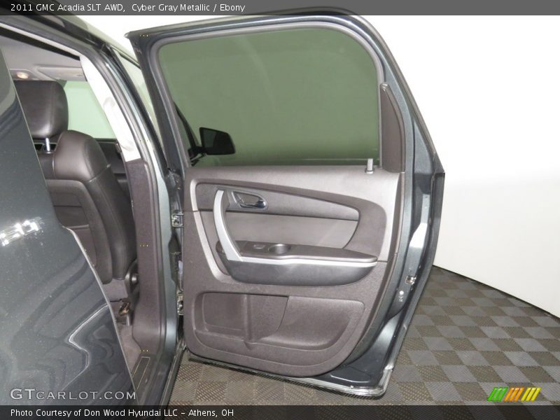 Cyber Gray Metallic / Ebony 2011 GMC Acadia SLT AWD