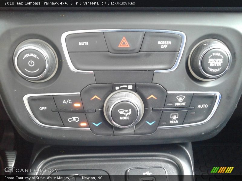 Billet Silver Metallic / Black/Ruby Red 2018 Jeep Compass Trailhawk 4x4