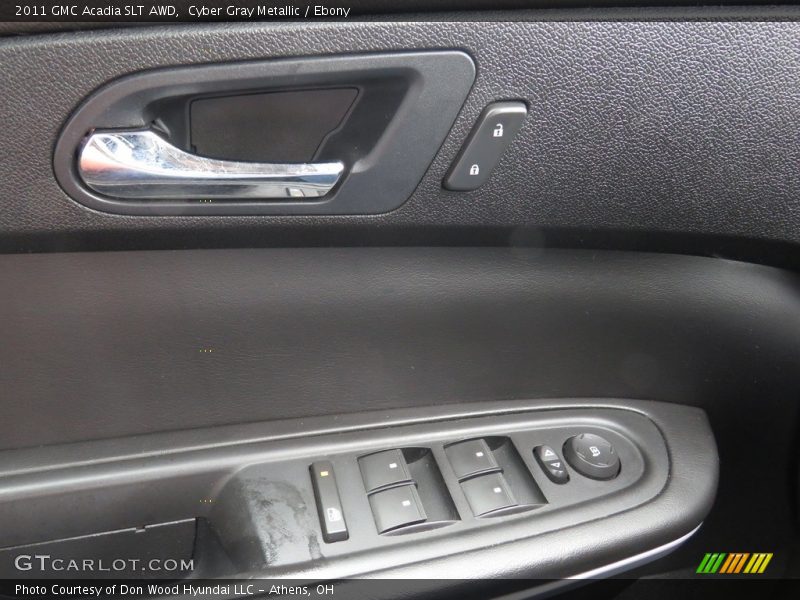 Cyber Gray Metallic / Ebony 2011 GMC Acadia SLT AWD