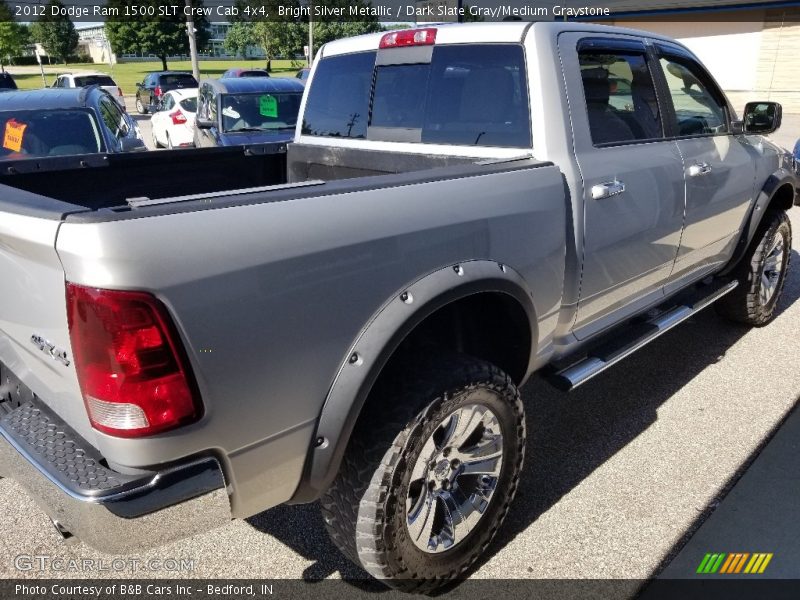 Bright Silver Metallic / Dark Slate Gray/Medium Graystone 2012 Dodge Ram 1500 SLT Crew Cab 4x4