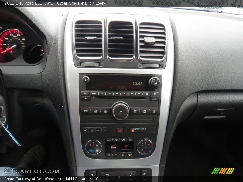 Cyber Gray Metallic / Ebony 2011 GMC Acadia SLT AWD