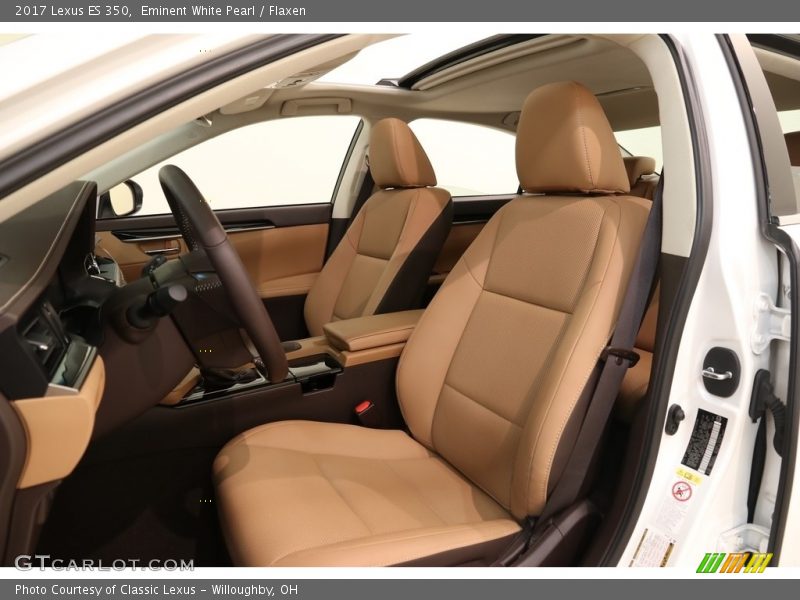 Eminent White Pearl / Flaxen 2017 Lexus ES 350