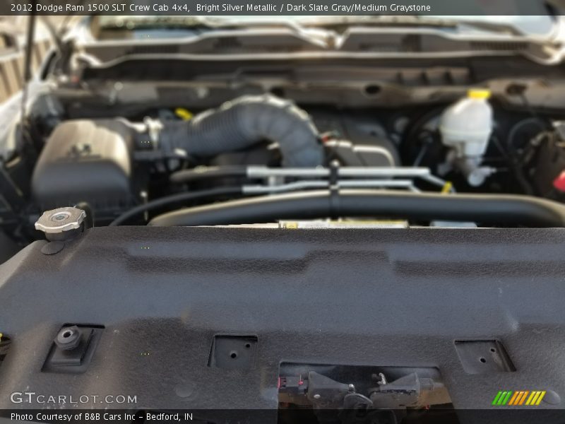 Bright Silver Metallic / Dark Slate Gray/Medium Graystone 2012 Dodge Ram 1500 SLT Crew Cab 4x4