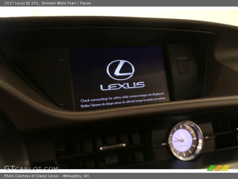 Eminent White Pearl / Flaxen 2017 Lexus ES 350