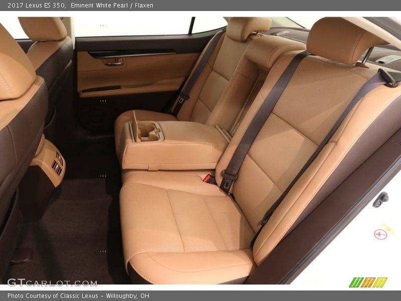 Eminent White Pearl / Flaxen 2017 Lexus ES 350