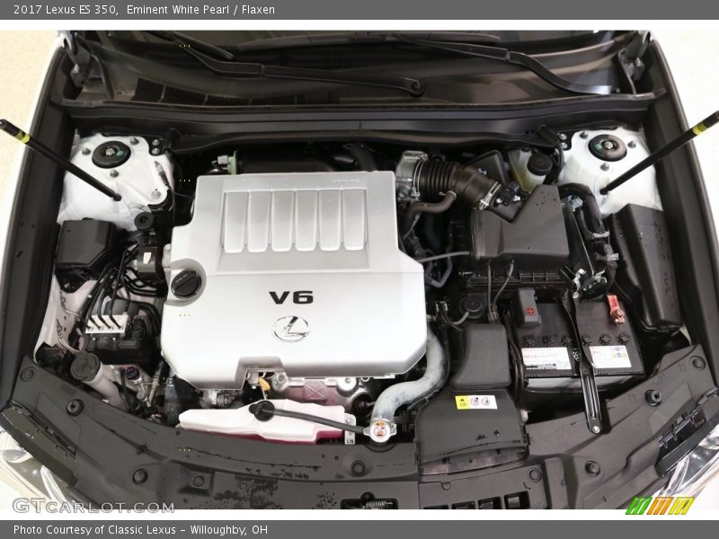 Eminent White Pearl / Flaxen 2017 Lexus ES 350