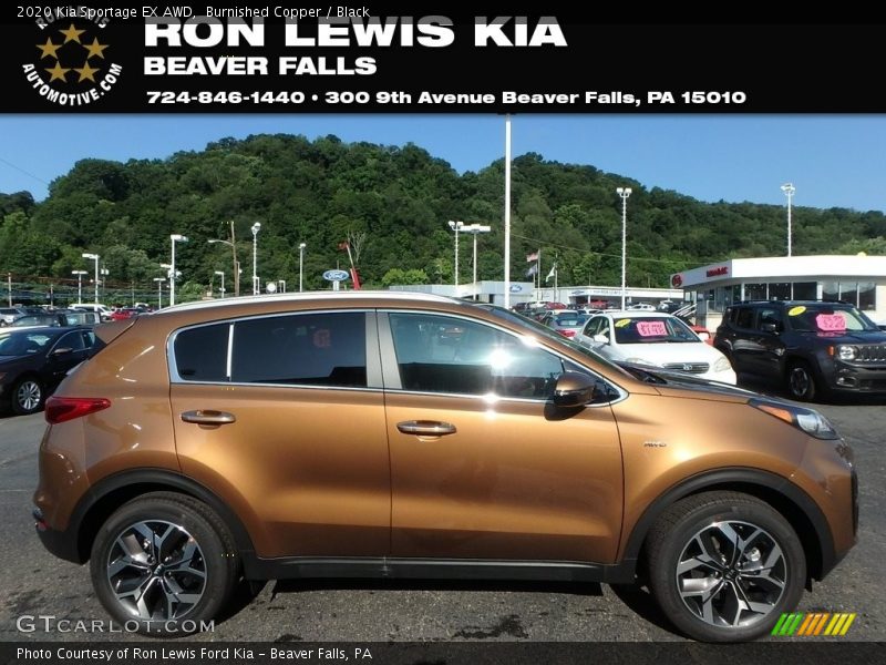 Burnished Copper / Black 2020 Kia Sportage EX AWD
