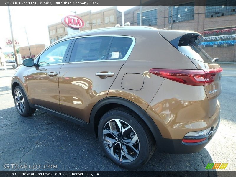 Burnished Copper / Black 2020 Kia Sportage EX AWD