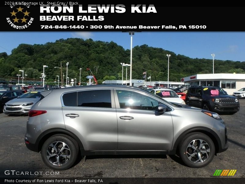 Steel Gray / Black 2020 Kia Sportage LX