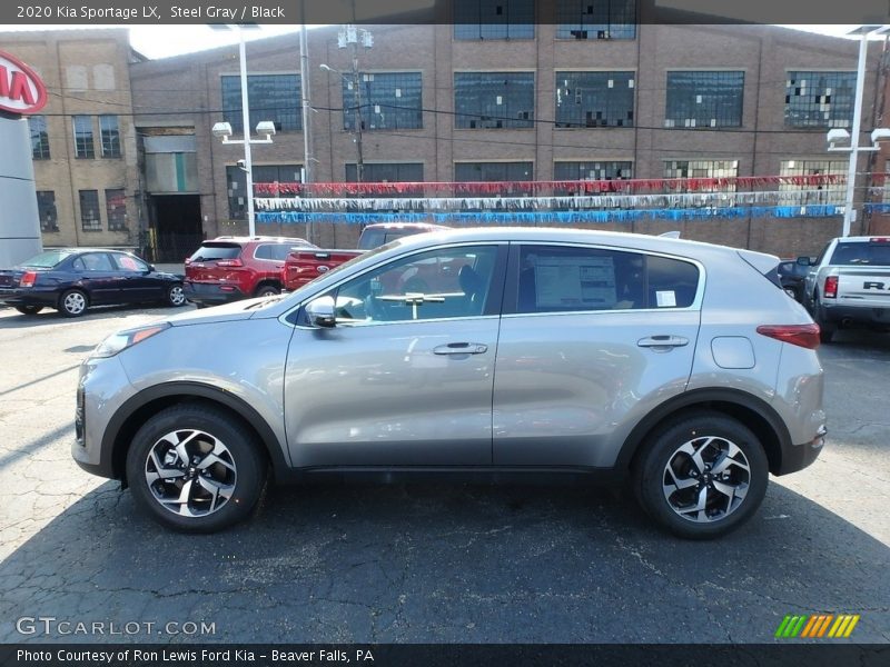 Steel Gray / Black 2020 Kia Sportage LX