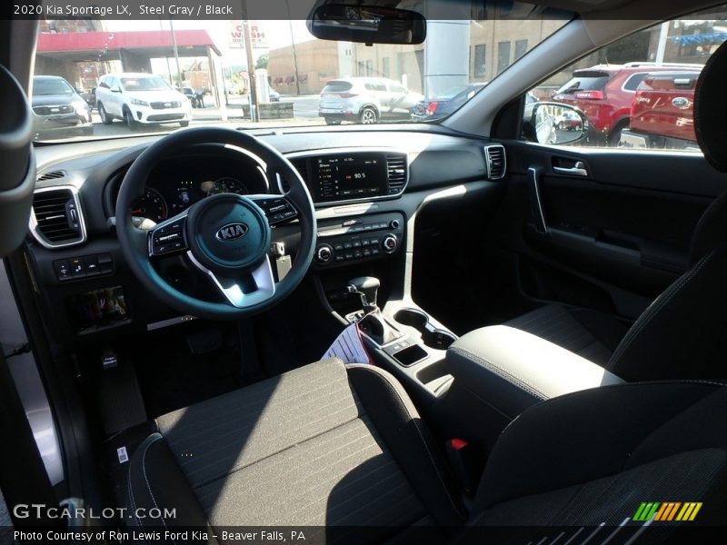 Steel Gray / Black 2020 Kia Sportage LX