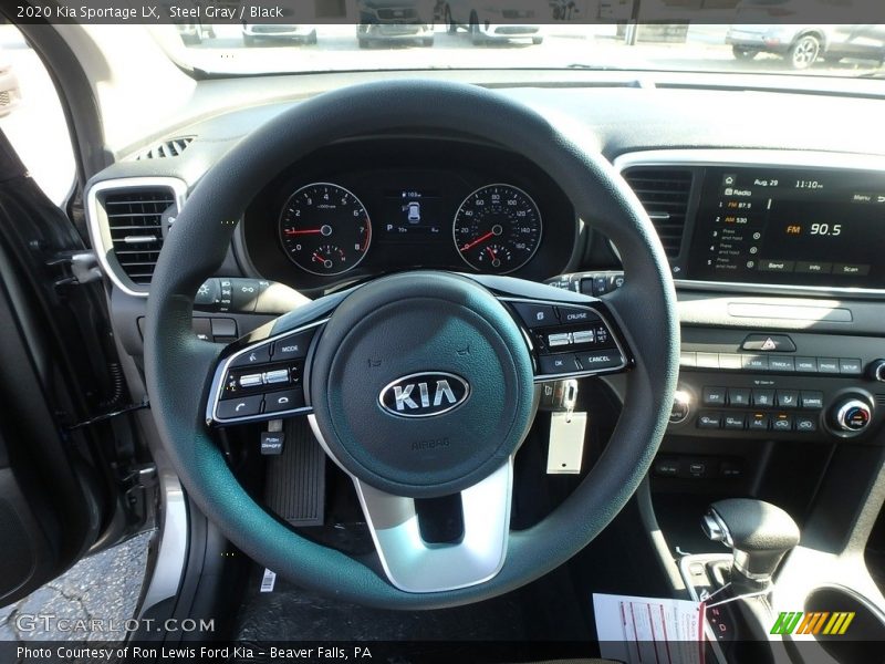 Steel Gray / Black 2020 Kia Sportage LX