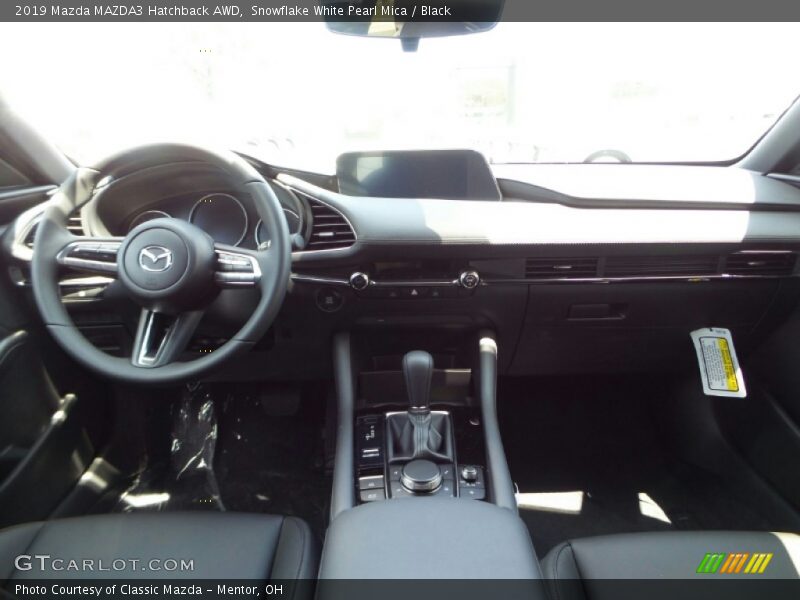 Snowflake White Pearl Mica / Black 2019 Mazda MAZDA3 Hatchback AWD