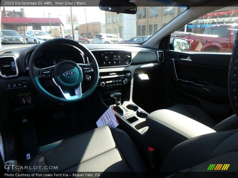 Steel Gray / Black 2020 Kia Sportage EX AWD