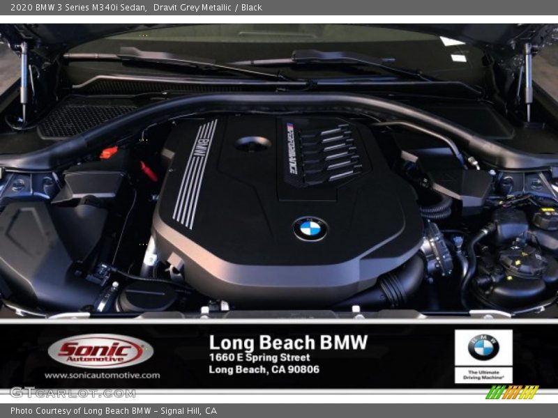 Dravit Grey Metallic / Black 2020 BMW 3 Series M340i Sedan