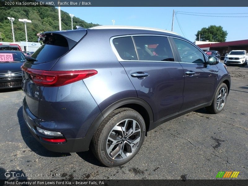 Pacific Blue / Black 2020 Kia Sportage EX AWD
