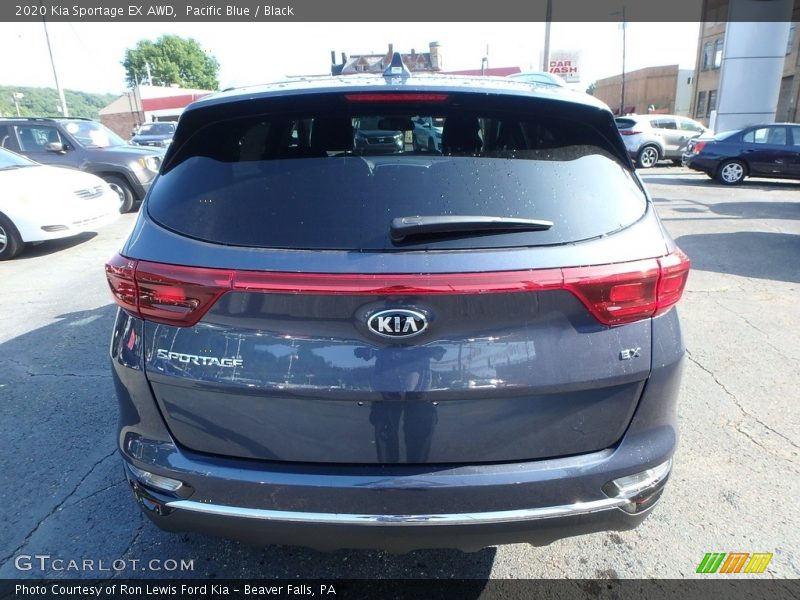 Pacific Blue / Black 2020 Kia Sportage EX AWD