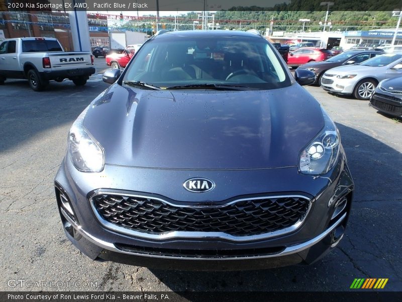 Pacific Blue / Black 2020 Kia Sportage EX AWD
