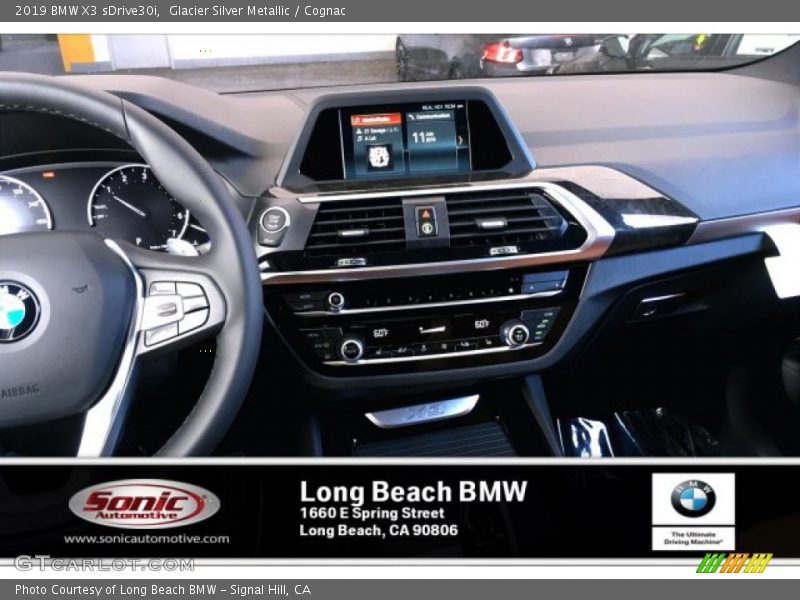 Glacier Silver Metallic / Cognac 2019 BMW X3 sDrive30i