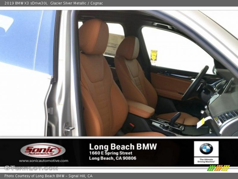 Glacier Silver Metallic / Cognac 2019 BMW X3 sDrive30i