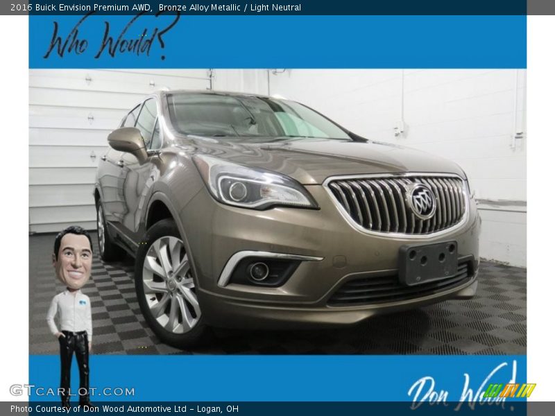 Bronze Alloy Metallic / Light Neutral 2016 Buick Envision Premium AWD