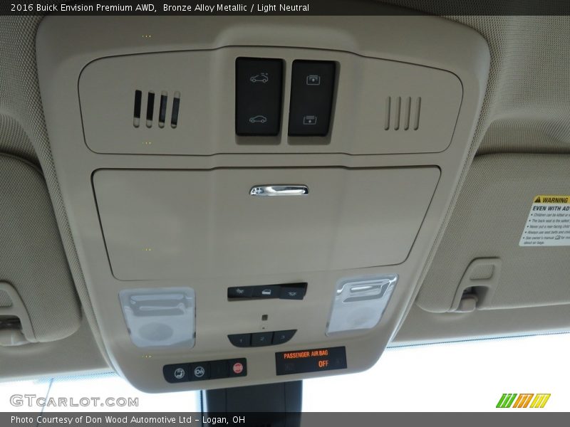 Bronze Alloy Metallic / Light Neutral 2016 Buick Envision Premium AWD