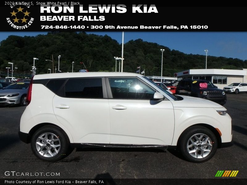 Snow White Pearl / Black 2020 Kia Soul S
